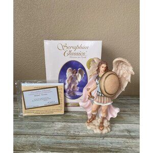 Seraphim Classics Michael Victorious Angel Figurine 1998 Roman Inc #78191 NIB